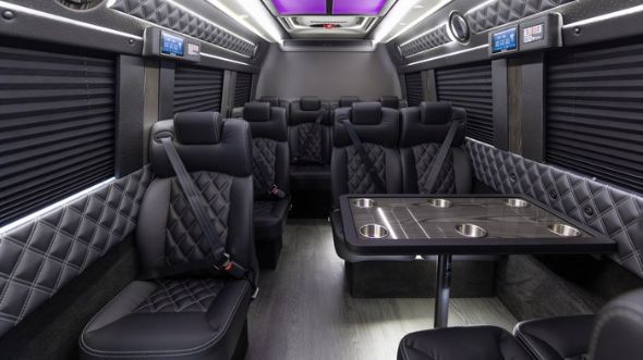 15 passenger sprinter van interior long beach