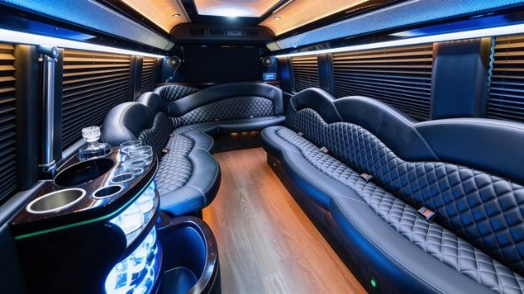 long beach sprinter limousine interior