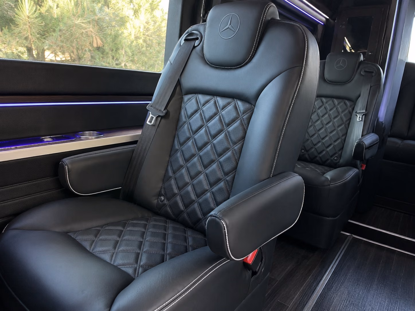 long beach 8 passenger sprinter van interior