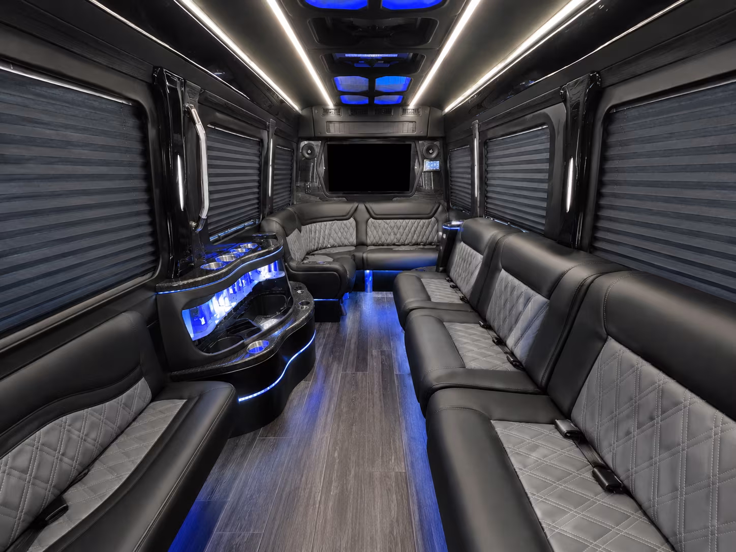 shift change and any hour employee sprinter van transportation in long beach