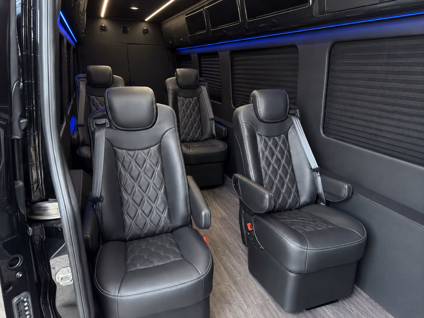 sprinter van transportation for prom groups from long beach high schools and lbusd