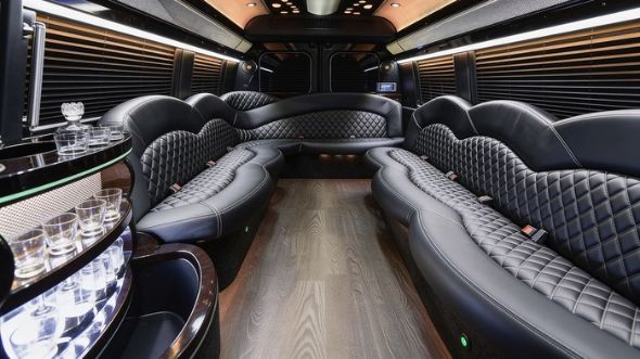 sprinter limousine inside long beach